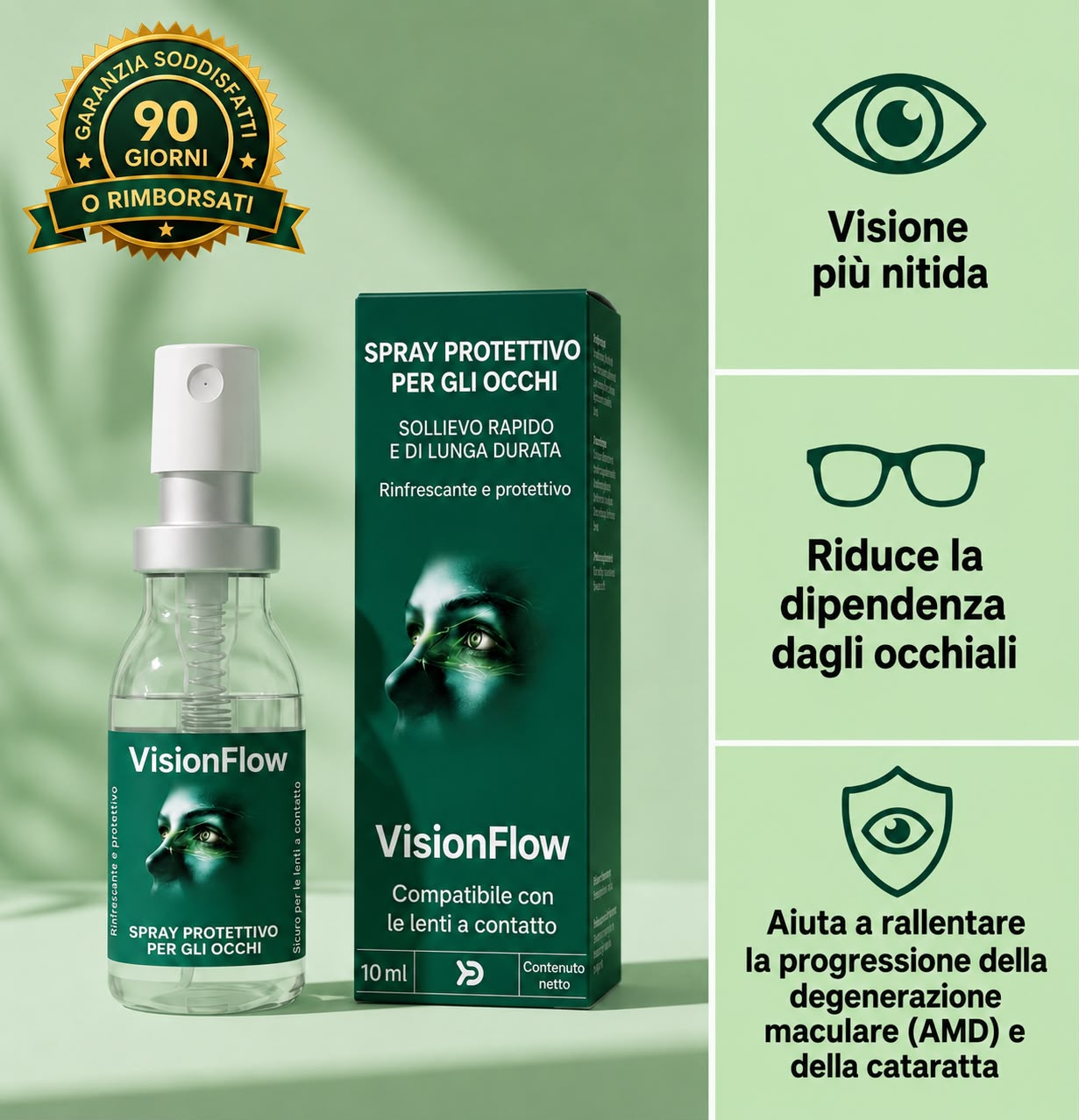 VisionFlow Lutein Eye Spray